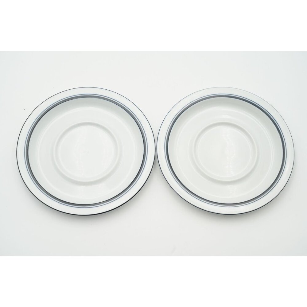 DANSK Bistro Christianshavn Blue Saucers Only Set of 2